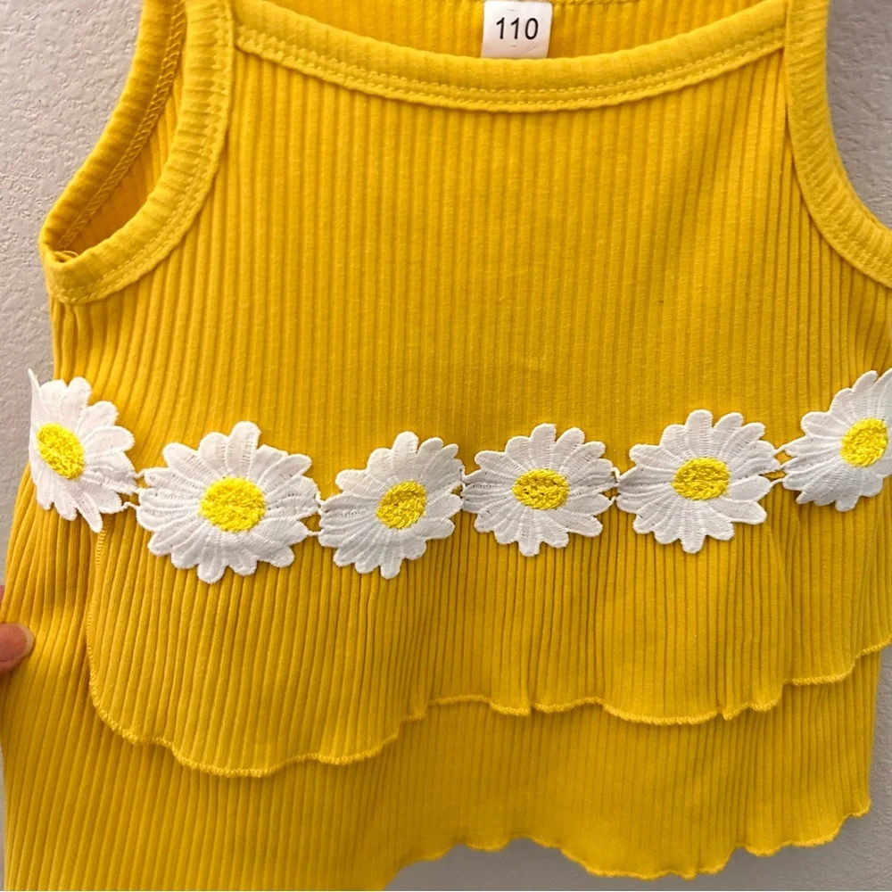 ✨Toddler Girls Ruffle Cami‎ Tank size 5T